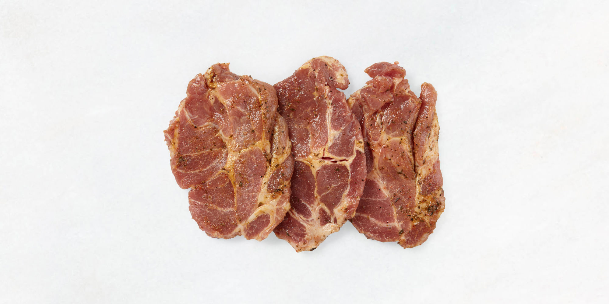 Frische Schweinenacken-Scheiben BBQ Style (mariniert)