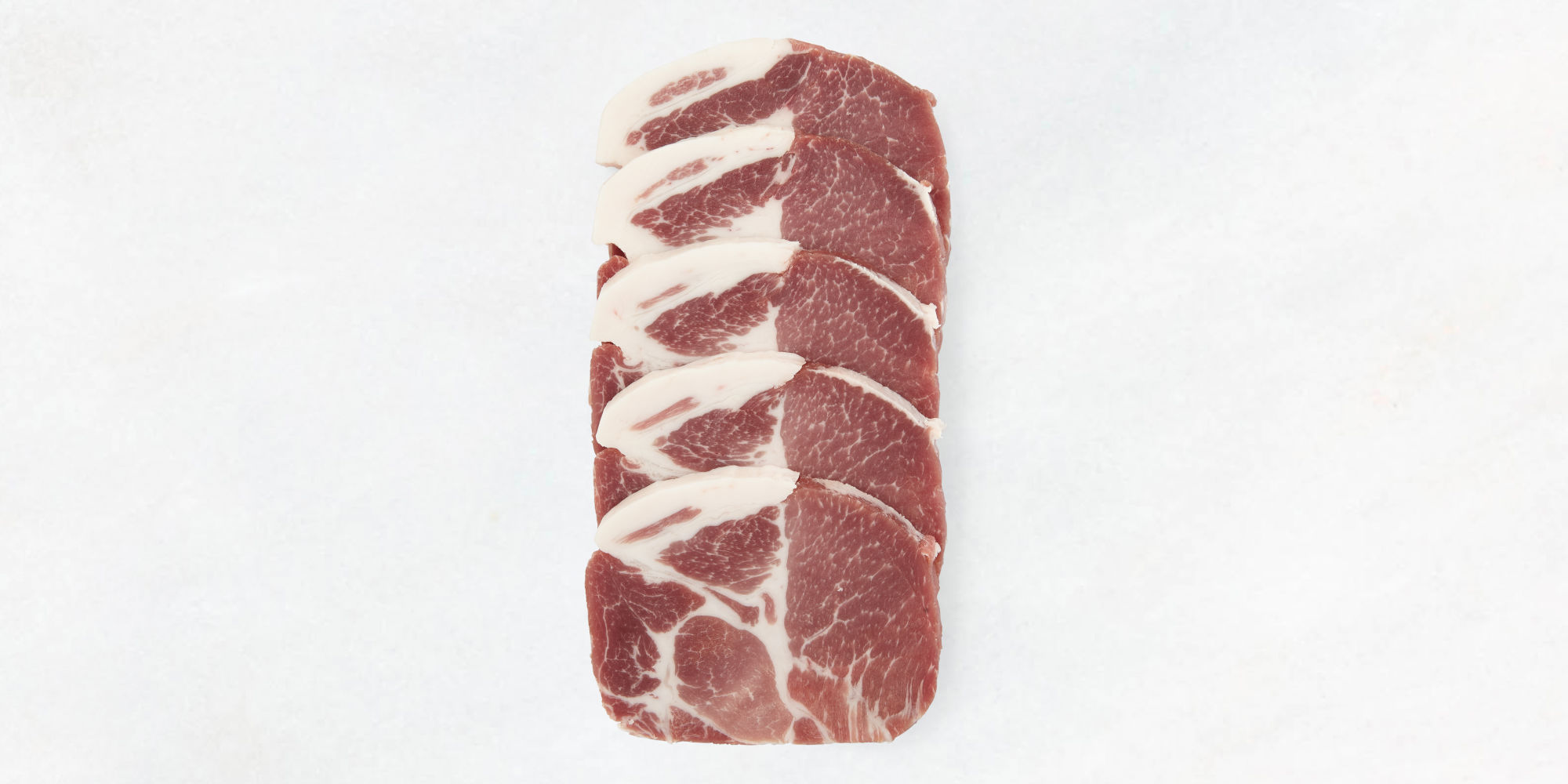 Sliced collar steaks Katarosu
